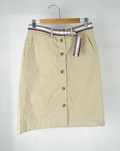 Falda Tommy Hilfiger, beige.