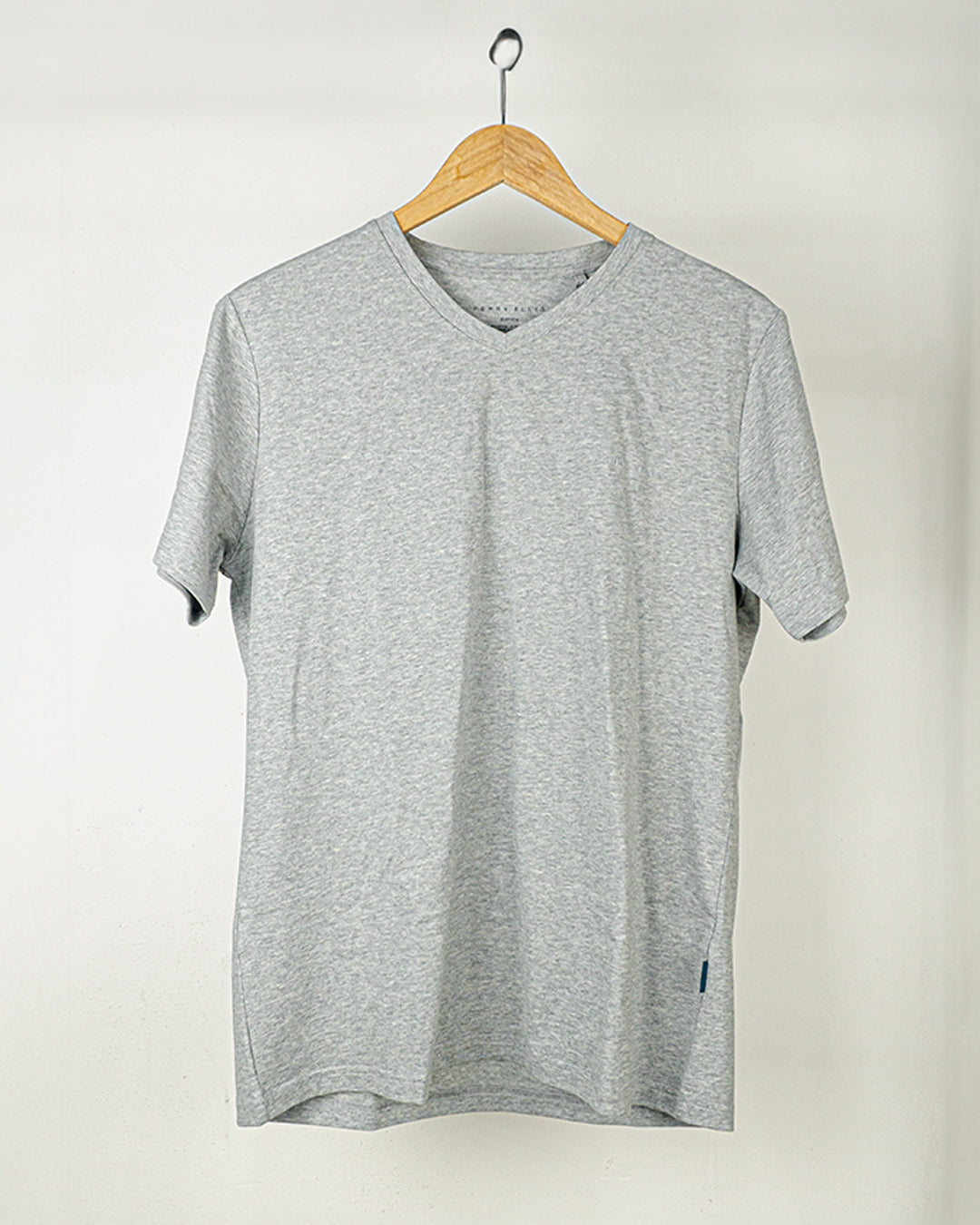 Playera Perry Ellis, gris lisa.