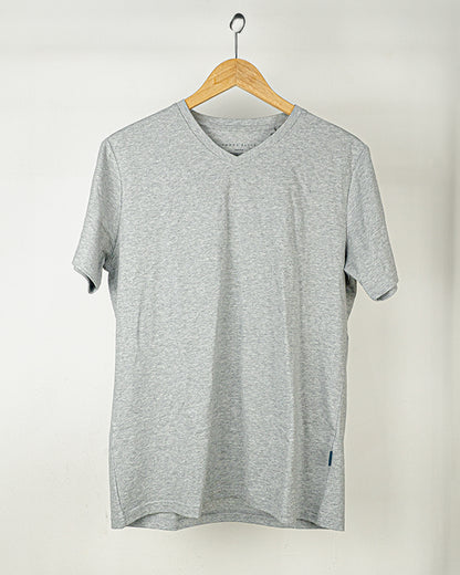 Playera Perry Ellis, gris lisa.