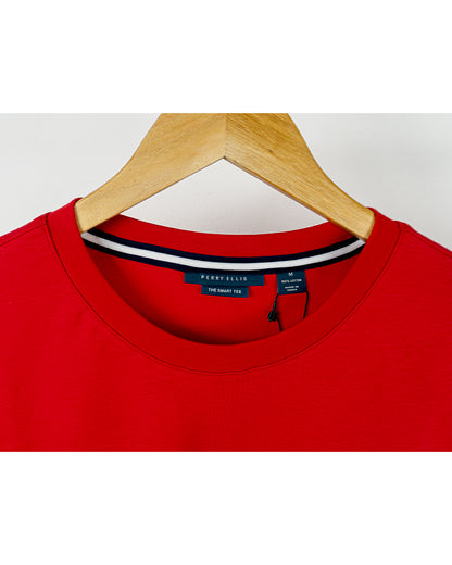 Playera Perry Ellis, roja lisa.